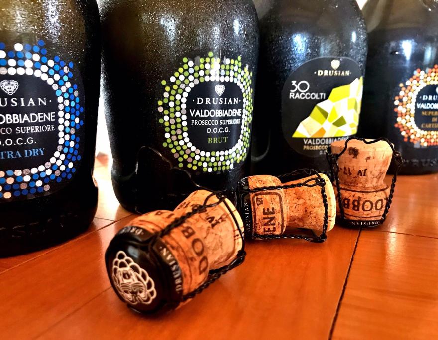 drusian prosecco bottles