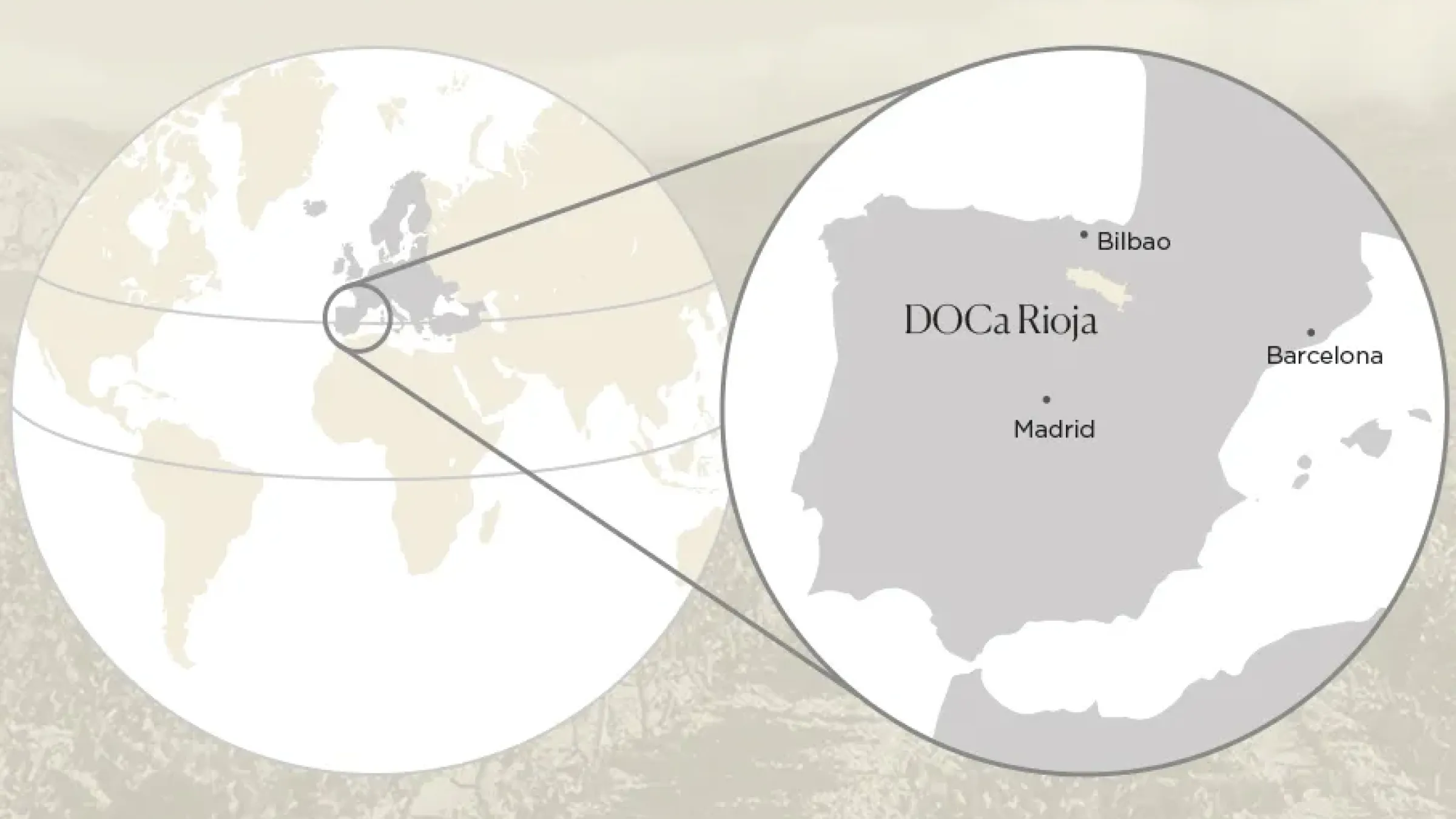 doc rioja region  on the map