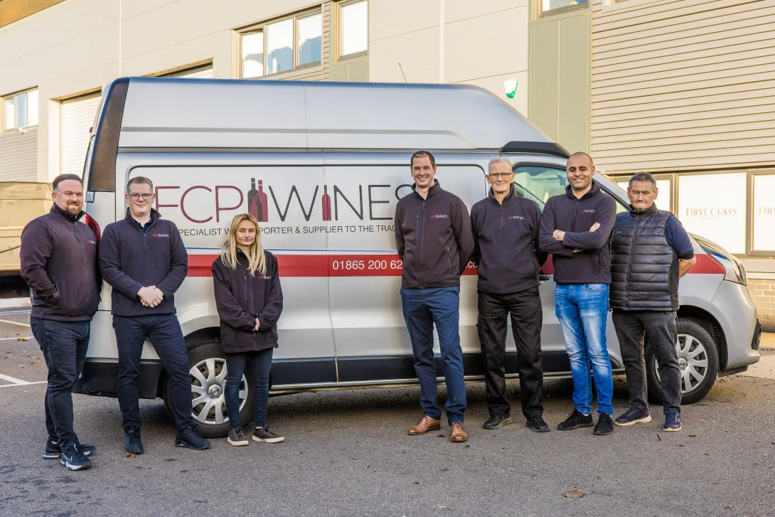 FCP team standing by their delivery van 